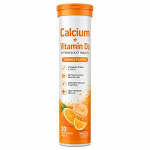 Comprimés effervescents de calcium et vitamine D3 OEM/ODM – Complément alimentaire naturel pour l'apport quotidien en calcium, soutien de la santé osseuse et amélioration de la nutrition - Product Image 1
