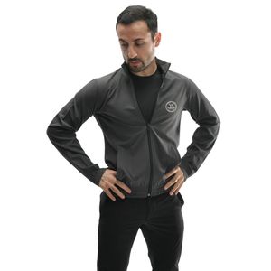 Sport <b>Jacket</b> <b>Light</b> Lightweight Athletic Running Training Zip-Up Windbreaker Activewear for Men & Women Outdoor Fitness Grey - Product Image 3