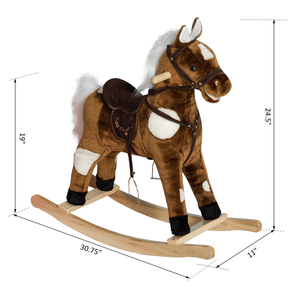 Cavallo a dondolo in legno per bambini - Product Image 2