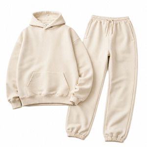 Conjunto Deportivo Premium Unisex de Sudadera con Capucha y Pantalones de Chándal Extra Grandes – Ropa Deportiva Informal Personalizada para Invierno para Hombre y Mujer - Product Image 1