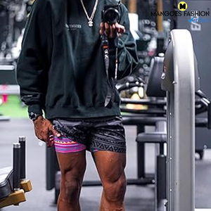 High Quality <b>Compression</b> <b>Shorts</b> Breathable Workout <b>Shorts</b> for Gym Running Fitness Apparel - Product Image 5