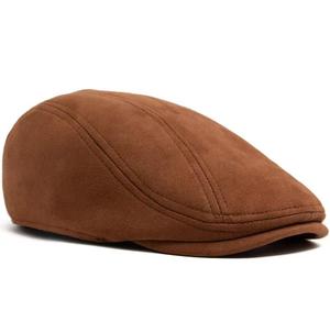 Unisex 100% Cotton Adjustable <b>Flat</b> Cap England Style Casual Outdoor <b>Hat</b> for Adults Four Seasons - Product Image 1