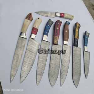 Cuchillo utilitario para pelar Chef de acero damasco forjado a mano nuevo al por mayor con mango de madera de corte de cocina diario de diseño japonés - Product Image 6