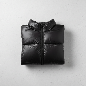 Manteau d'hiver à col montant uni en duvet, veste matelassée en coton, veste épaisse et chaude pour homme - Product Image 5