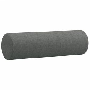 Grigio scuro tessuto decorativo per la casa cuscini 2 pezzi di dimensioni Ø5.9 "x19.7" - Product Image 3