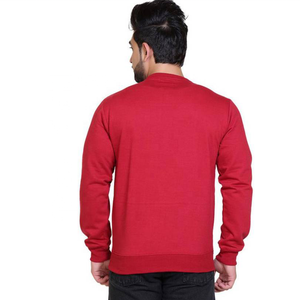 Vente en gros de sweat-shirt 100% coton pour hommes taille personnalisée col rond avec logo brodé pour l'hiver - Product Image 6