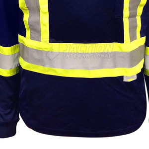 Camisa de Trabajo de Alta Visibilidad con Diseño Nuevo y Personalizado, Camisa de Trabajo Reflectante para Venta en Línea - Product Image 5