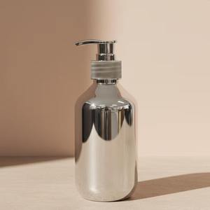 Ensemble élégant de 2 distributeurs de savon liquide en métal argenté et doré, rechargeables, idéaux pour la cuisine, la salle de bain et la cantine - Product Image 4