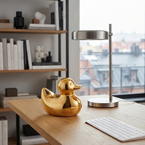 Modern Luxury <b>Gold</b> Metal Duck Figurine Cute Animal Sculpture Desktop Tabletop <b>Ornament</b> Home Decor Artware Craft - Product Image 4