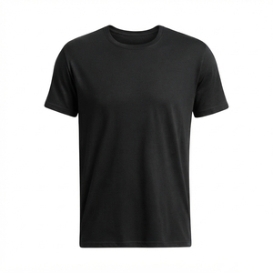 เสื้อยืดแขนสั้นผู้ชายสไตล์ลำลองสำหรับฤดูร้อน น้ำหนัก 180 กรัม แห้งเร็ว  รับสกรีนโลโก้ ดีไซน์เรียบง่าย ทรงหลวม สีพื้น - Product Image 5