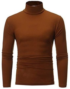 <b>Men's</b> Solid <b>Black</b> <b>Turtle</b> <b>Neck</b> Long Sleeve Pullover Sweater Breathable Knitted Spandex Polyester Autumn Wear - Product Image 6
