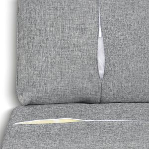 Cuscino di Ricambio Impermeabile e Anti-Sbiadimento per Sedia Reclinabile da Interno/Esterno, Spessore 5.5, con Rivestimento Rimovibile e Lavabile - Product Image 6