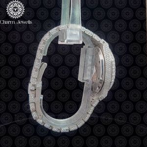 Charm Jewells Luxury Stainless Steel <b>Watch</b> 42mm Round Dial Quartz Movement Luminous Folding Clasp Women Fashion Design - Product Image 2