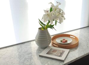 Plateau de service rond en bois |   Plateau décoratif en bois pour le thé, le café, les collations, le petit-déjeuner, la table à manger, la cuisine, la décoration de la maison - Product Image 2