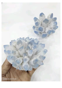 Nueva Oferta, Cristal Tallado de Cuarzo en Forma de Acuamarina, Escultura de Cristal, Piedra Curativa Reiki, Decoración para el Hogar, Colección de Regalos - Product Image 3