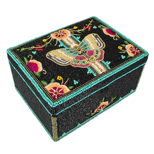 Boîte de rangement de bijoux de luxe pour mariage, cadeau de mariée, par Whimsy Art Craft - Product Image 3