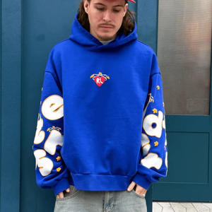 Sudaderas con Capucha Extra Grandes de Forro Polar Transpirable con Diseño Personalizado, Bordado y Estampado, 100% Algodón, Anti-Pilling, para Hombre - Product Image 5