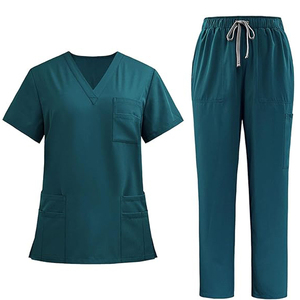 GRACIOUS INDUSTRIES Ensembles de tenues d'infirmière unisexes en Spandex de haute qualité, uniformes d'hôpital personnalisables avec logo, tenues de jogging élégantes en tissu tissé - Product Image 6