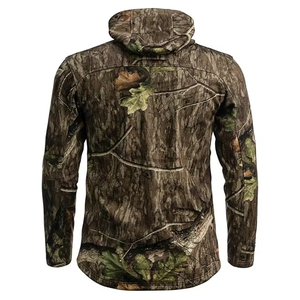 Veste de chasse imperméable unisexe à logo personnalisé avec motif imprimé pour les activités de plein air en hiver, camping et pêche - Product Image 4