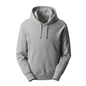 Sweat à capuche vierge pour homme en molleton 100% coton de haute qualité, coupe classique, style urbain, pour l'hiver, la course en extérieur et le fitness - Product Image 5