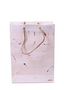 Sac en papier artisanal moderne pour emballage de marque haut de gamme, sac cadeau en papier fait main avec texture de surface unique, idéal pour la vente au détail - Product Image 3