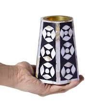 Nouvelle tendance conception personnalisée encens Bakhoor brûleur bois résine support mère perle métal thé léger parfumé caractéristiques religieux - Product Image 5