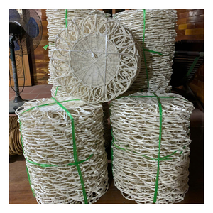 Handcrafted <b>Round</b> Eco-Friendly Rattan Placemat Natural Woven Dining <b>Table</b> <b>Mat</b> for Home Decoration Restaurant and Event - Product Image 4