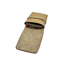 Cartera de Cuero de Primera Calidad sin Costuras, Tarjetero Delgado Minimalista, Cartera de Cuero Genuino sin Costuras para Hombre, SLW-0023 - Product Image 3