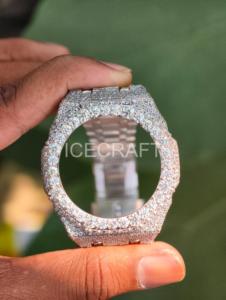 Juego de Bisel y Correa para Reloj Personalizado con Incrustaciones de Circonita Cúbica, Accesorios de Lujo para Relojes - Product Image 6