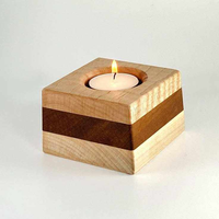 Support de bougie chauffe-plat en bois fait main sur mesure, style rustique, pour centre de table, décoration maison, mariage, restaurant