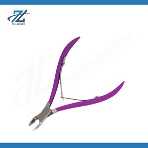 Extra Fine Cuticle Clipper Stainless Steel Rounded Blades Wide Jaw Opening Professional <b>Nail</b> Care Manicure <b>Tool</b> Made in Pakistan - Product Image 4