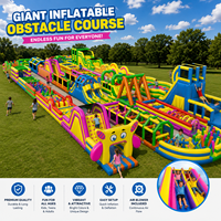Parc d'obstacles gonflable géant personnalisé pour événements commerciaux, aire de jeux pour enfants, location, entreprise NBINFLATABLE PVC