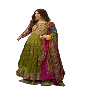 ผู้หญิงอินเดียที่ดีที่สุดสวมใส่ Sharara ออกแบบ Salwar Kameez Readymade Plazzo ชุดแต่งงานชุดเย็บปักถักร้อย - Product Image 1
