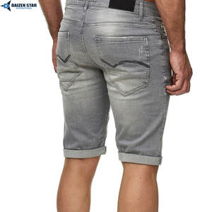 กางเกงคาร์โก้เดนิมคุณภาพสูง ล้างสีอ่อน เอวกลาง ปักลาย ระบายอากาศ เป็นมิตรกับสิ่งแวดล้อม แห้งเร็ว ซิปและกระดุม - Product Image 5