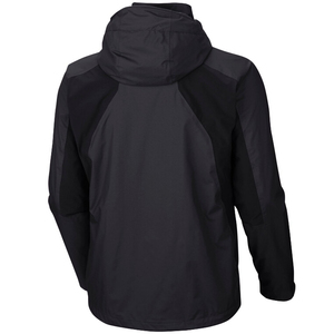 Veste coupe-vent imperméable en toile de nylon extensible de haute qualité, personnalisable, pour l'escalade et la randonnée, col montant, OEM - Product Image 5