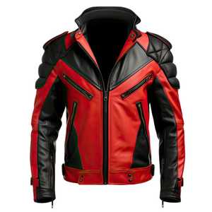 Chaqueta de Cuero para Motociclista, Fabricación Profesional, Producción OEM con Diseño Personalizado - Product Image 1