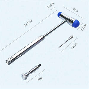 Martillo de Reflejos Neurológico de Diagnóstico Médico Clase I de Acero, Aprobado por CE ISO, Fuente de Alimentación Manual, Uso Hospitalario y Clínico, SurgiRight - Product Image 2