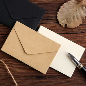 Enveloppes d'invitation personnalisées colorées, papier texturé de luxe, en vrac - Product Image 1