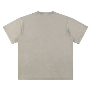 Camiseta de Alta Calidad Estilo Urbano, 100% Algodón, Lavado Desgastado, Corte Raglán, Talla Grande para Hombre y Mujer, Peso Pesado 230 gramos - Product Image 6