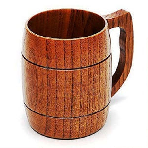 Durable Artisan Made <b>Wooden</b> <b>Cups</b> & Mug Drinkware <b>Wooden</b> Solid Coffee <b>Cup</b> Mug with Insulation Handmade Unique Design - Product Image 3