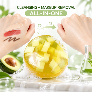 Jabón Facial Todo en Uno con Enzimas de Aguacate para Limpiar, Desmaquillar y Lavar el Rostro - Product Image 1