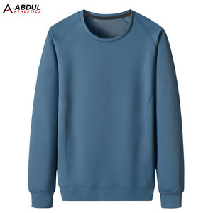 เสื้อสเวตเชิ้ตผ้าฝ้ายผสมสำหรับผู้ชาย ทรงสปอร์ต เนื้อผ้ายืดหยุ่น เหมาะสำหรับวิ่ง ออกกำลังกาย และสวมใส่ในชีวิตประจำวัน - Product Image 1