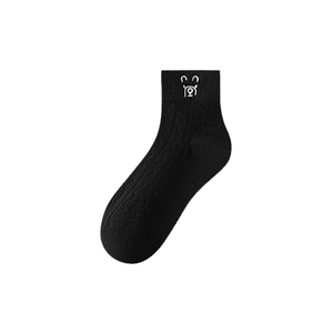 Bear <b>socks</b> women's spring and summer new women's <b>socks</b> <b>breathable</b> <b>socks</b> solid color student <b>socks</b> thin cartoon cute cotton <b>socks</b> - Product Image 5