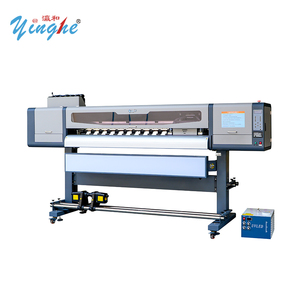 Imprimante UV Roll-to-Roll YingHe 1,8 mètre avec 4 têtes I3200-U1, impression multicouche CMYK+Blanc+Vernis pour matériaux flexibles - Product Image 1