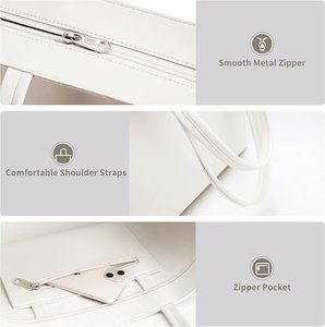 Women Designer Style Shoulder Bag Premium Leather Tote Handbag Wholesale Women PU Leather Shoulder Bag Elegant Tote <b>Purse</b> New - Product Image 3