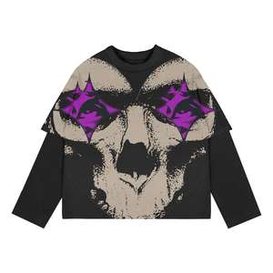 T-shirts oversize à épaules tombantes pour hommes, en mélange de coton doux, légers, coupe décontractée, confortables, pour le quotidien et le streetwear, fournisseur OEM en gros - Product Image 3