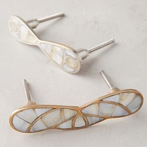 Tirador de latón estilo canadiense con perlas y concha para puerta de armario, diseño sencillo de lujo ligero, alta calidad para cómoda, dormitorio, cocina exterior - Product Image 3