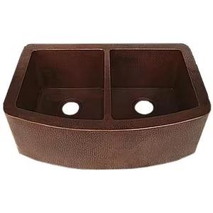 Évier de cuisine et de salle de bain en cuivre de luxe avec design gravé, forme personnalisée, durable et écologique pour la maison, les restaurants et les hôtels - Product Image 2