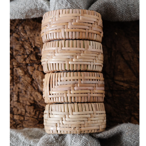 Nuevo Juego de Servilletas de Ratán Tejido para Mesa, Hecho a Mano, con el Mejor Diseño y Tamaño Personalizado - Product Image 1