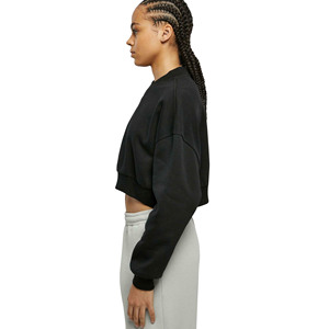 Sudadera Larga de Felpa de Algodón para Mujer, Personalizada, con Apliques Decorativos, Transpirable, Ecológica, Informal, para Invierno/Otoño - Product Image 5